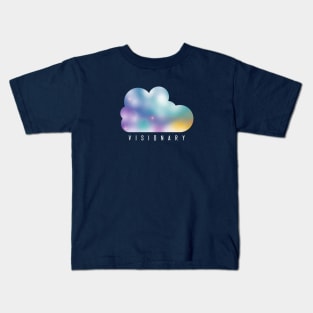 Visionary - Galaxy cloud Kids T-Shirt